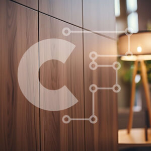 Intra Συλλεκτικό Ξύλινο Παζλ Plywood  4mm - Ξύλινος τοίχος με φωτιστικό και φυτό σε γλάστρα Σε Ξύλινο Κουτί - Διαστάσεις Puzzle: 10x10 cm – 25 κομμάτια