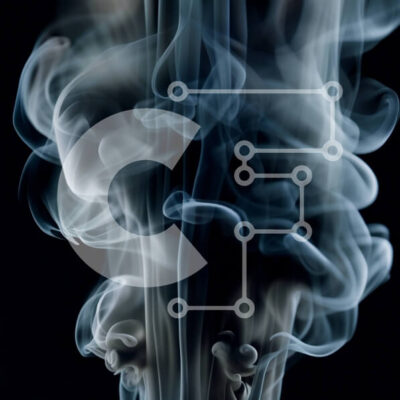 Intra Συλλεκτικό Ξύλινο Παζλ Plywood  4mm - Εκπληκτική αφηρημένη εικόνα του καπνού σε μαύρο φόντο Σε Ξύλινο Κουτί - Διαστάσεις Puzzle: 10x10 cm – 25 κομμάτια - Image 1