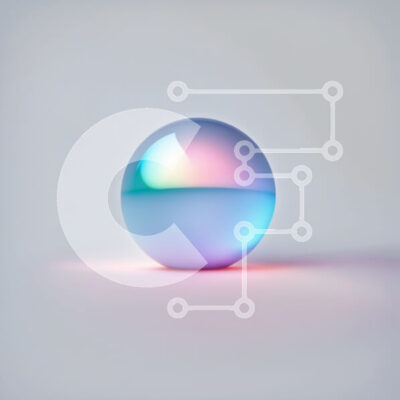 Intra Συλλεκτικό Ξύλινο Παζλ Plywood  4mm - Δονούμενη εικόνα μιας πολύχρωμης λαμπερής μπάλας σε λευκό φόντο Σε Ξύλινο Κουτί - Διαστάσεις: 10x10 cm – 25 κομμάτια - Image 1