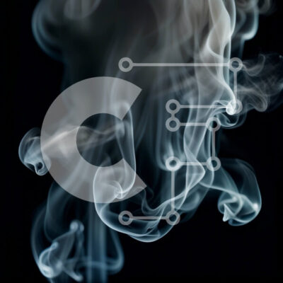 Intra Συλλεκτικό Ξύλινο Παζλ Plywood 4mm - Σαγηνευτική ασπρόμαυρη φωτογραφία του καπνού που αναδύεται από μια καμινάδα Σε Ξύλινο Κουτί - Διαστάσεις Puzzle: 10x10 cm – 25 κομμάτια - Image 1