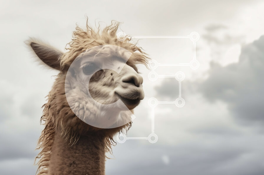 Intra Συλλεκτικό Ξύλινο Παζλ Plywood  4mm - Κοντινό πλάνο ενός αλπακά με σγουρά μαλλιά Σε Ξύλινο Κουτί - Διαστάσεις: 10x10 cm – 25 κομμάτια