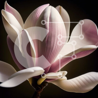 Intra Συλλεκτικό Ξύλινο Παζλ Plywood  4mm - Εκπληκτική εικόνα ενός ευαίσθητου λουλουδιού σε πλήρη άνθιση Σε Ξύλινο Κουτί - Διαστάσεις: 10x10 cm – 25 κομμάτια - Image 1