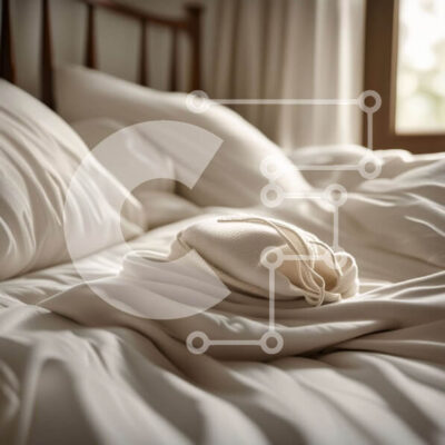 Intra Συλλεκτικό Ξύλινο Παζλ Plywood  4mm - Άνετο και άνετο κρεβάτι με λευκά σεντόνια και μαξιλάρι Σε Ξύλινο Κουτί - Διαστάσεις Puzzle: 10x10 cm – 25 κομμάτια - Image 1