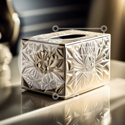 Intra Συλλεκτικό Ξύλινο Παζλ Plywood  4mm - Κομψό και μοντέρνο διακοσμητικό χαρτομάντηλο με γεωμετρικό σχέδιο Σε Ξύλινο Κουτί - Διαστάσεις: 10x10 cm – 25 κομμάτια - Image 1