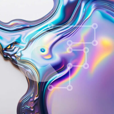 Intra Συλλεκτικό Ξύλινο Παζλ Plywood  4mm - Ζωντανή και δυναμική εικόνα του πολύχρωμου υγρού σε κίνηση Σε Ξύλινο Κουτί - Διαστάσεις Puzzle: 10x10 cm – 25 κομμάτια - Image 1