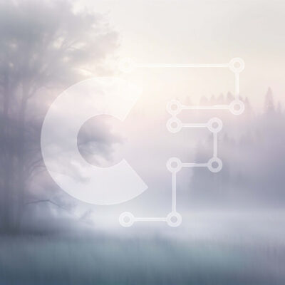 Intra Συλλεκτικό Ξύλινο Παζλ Plywood  4mm - Ειρηνική εικόνα ομιχλώδους τοπίου με δέντρα και ήρεμο νερό Σε Ξύλινο Κουτί - Διαστάσεις: 10x10 cm – 25 κομμάτια - Image 1