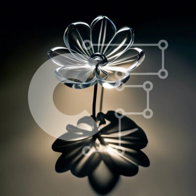 Intra Συλλεκτικό Ξύλινο Παζλ Plywood 4mm - Όμορφη κινηματογράφηση σε πρώτο πλάνο ενός λουλουδιού σε πλήρη άνθιση Σε Ξύλινο Κουτί - Διαστάσεις: 10x10 cm – 25 κομμάτια - Image 1