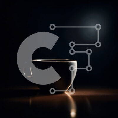 Intra Συλλεκτικό Ξύλινο Παζλ Plywood  4mm - Μινιμαλιστική εικόνα της μαύρης κούπας καφέ σε σκούρο ξύλινο τραπέζι Σε Ξύλινο Κουτί - Διαστάσεις Puzzle: 10x10 cm – 25 κομμάτια - Image 1