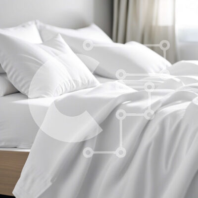 Intra Συλλεκτικό Ξύλινο Παζλ Plywood  4mm - Όμορφα φτιαγμένο κρεβάτι με λευκά σεντόνια και μαξιλάρια Σε Ξύλινο Κουτί - Διαστάσεις Puzzle: 10x10 cm – 25 κομμάτια - Image 1