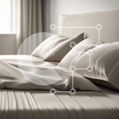 Intra Συλλεκτικό Ξύλινο Παζλ Plywood  4mm - Άνετο υπνοδωμάτιο με λευκά σεντόνια και μπεζ αναπαυτικό Σε Ξύλινο Κουτί - Διαστάσεις Puzzle: 10x10 cm – 25 κομμάτια - Image 1