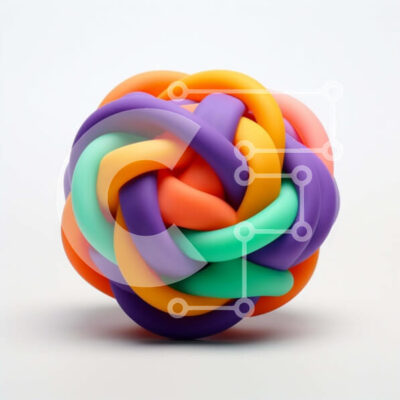 Intra Συλλεκτικό Ξύλινο Παζλ Plywood  4mm - Πολύχρωμη μπάλα από πολυμερή πηλό για διακόσμηση ή παιχνίδι Σε Ξύλινο Κουτί - Διαστάσεις: 10x10 cm – 25 κομμάτια - Image 1