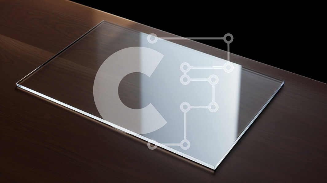 Intra Συλλεκτικό Ξύλινο Παζλ Plywood  4mm - Διαφανές γυάλινο πιάτο σε ξύλινο τραπέζι Σε Ξύλινο Κουτί - Διαστάσεις: 10x10 cm – 25 κομμάτια