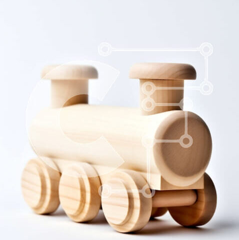 Intra Συλλεκτικό Ξύλινο Παζλ Plywood  4mm - Πολύχρωμο Ξύλινο Σετ Παιχνιδιού για παιδιά Σε Ξύλινο Κουτί - Διαστάσεις: 10x10 cm – 25 κομμάτια - Image 1