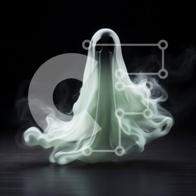 Intra Συλλεκτικό Ξύλινο Παζλ Plywood  4mm - Πλωτό λευκό φάντασμα με καπνό Σε Ξύλινο Κουτί - Διαστάσεις Puzzle: 10x10 cm – 25 κομμάτια - Image 1