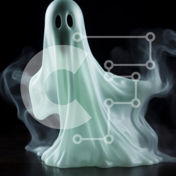 Intra Συλλεκτικό Ξύλινο Παζλ Plywood  4mm - Πλωτό ειδώλιο φαντασμάτων σε μαύρο τραπέζι Σε Ξύλινο Κουτί - Διαστάσεις Puzzle: 10x10 cm – 25 κομμάτια - Image 1