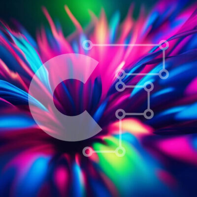 Intra Συλλεκτικό Ξύλινο Παζλ Plywood  4mm - Δονούμενη και πολύχρωμη κινηματογράφηση σε πρώτο πλάνο ενός λουλουδιού Σε Ξύλινο Κουτί - Διαστάσεις: 10x10 cm – 25 κομμάτια - Image 1