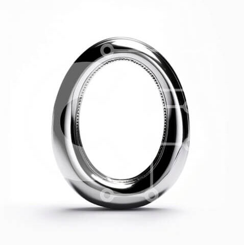 Intra Συλλεκτικό Ξύλινο Παζλ Plywood  4mm - Μινιμαλιστικό ασημένιο δαχτυλίδι με μοντέρνο σχέδιο Σε Ξύλινο Κουτί - Διαστάσεις Puzzle: 10x10 cm – 25 κομμάτια - Image 1