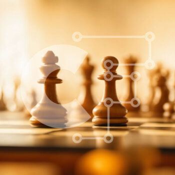 Intra Συλλεκτικό Ξύλινο Παζλ Plywood  4mm - Σκακιέρα με ασπρόμαυρα κομμάτια σκακιού Σε Ξύλινο Κουτί - Διαστάσεις Puzzle: 10x10 cm – 25 κομμάτια - Image 1