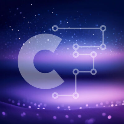 Intra Συλλεκτικό Ξύλινο Παζλ Plywood  4mm - Εκπληκτικό αφηρημένο φόντο με διάσπαρτα αστέρια σε μωβ και μπλε Σε Ξύλινο Κουτί - Διαστάσεις Puzzle: 10x10 cm – 25 κομμάτια - Image 1