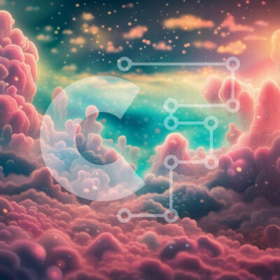 Intra Συλλεκτικό Ξύλινο Παζλ Plywood 4mm - Έργο τέχνης πολύχρωμο ουρανό με σύννεφα και αστέρια Σε Ξύλινο Κουτί - Διαστάσεις Puzzle: 10x10 cm – 25 κομμάτια - Image 1