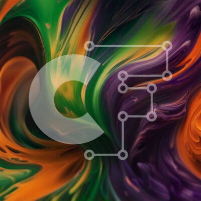 Intra Συλλεκτικό Ξύλινο Παζλ Plywood  4mm - Ζωντανή και δυναμική αφηρημένη εικόνα των στροβιλιζόμενων χρωμάτων Σε Ξύλινο Κουτί - Διαστάσεις Puzzle: 10x10 cm – 25 κομμάτια - Image 1