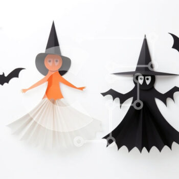 Intra Συλλεκτικό Ξύλινο Παζλ Plywood  4mm - Χάρτινες κούκλες αποκριών σε άσπρο φόντο Σε Ξύλινο Κουτί - Διαστάσεις Puzzle: 10x10 cm – 25 κομμάτια - Image 1