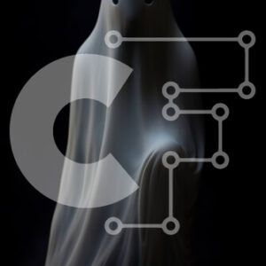 Intra Συλλεκτικό Ξύλινο Παζλ Plywood  4mm - Μυστηριώδης φιγούρα σαν φάντασμα που κάθεται στο σκοτάδι Σε Ξύλινο Κουτί - Διαστάσεις Puzzle: 10x10 cm – 25 κομμάτια