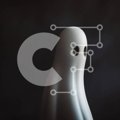 Intra Συλλεκτικό Ξύλινο Παζλ Plywood  4mm - Άσπρο ειδώλιο φάντασμα σε σκούρο φόντο Σε Ξύλινο Κουτί - Διαστάσεις Puzzle: 10x10 cm – 25 κομμάτια - Image 1