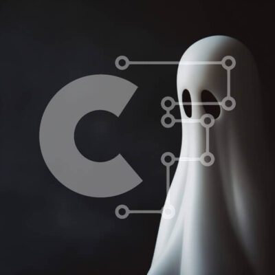 Intra Συλλεκτικό Ξύλινο Παζλ Plywood  4mm - Λευκό στολίδι φάντασμα αποκριών Σε Ξύλινο Κουτί - Διαστάσεις Puzzle: 10x10 cm – 25 κομμάτια - Image 1