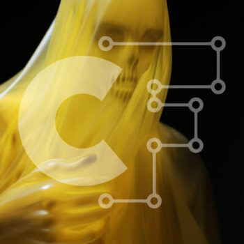 Intra Συλλεκτικό Ξύλινο Παζλ Plywood  4mm - Μυστηριώδης φιγούρα καλυμμένη με κίτρινο πανί Σε Ξύλινο Κουτί - Διαστάσεις Puzzle: 10x10 cm – 25 κομμάτια - Image 1