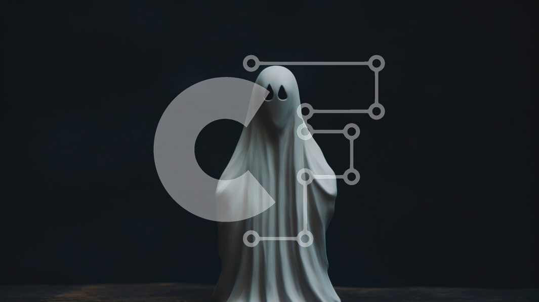 Intra Συλλεκτικό Ξύλινο Παζλ Plywood  4mm - Λευκό ειδώλιο φάντασμα σε ξύλινο τραπέζι Σε Ξύλινο Κουτί - Διαστάσεις Puzzle: 10x10 cm – 25 κομμάτια