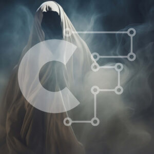 Intra Συλλεκτικό Ξύλινο Παζλ Plywood 4mm - Ghostly Figure σε καπνό και ομίχλη Σε Ξύλινο Κουτί - Διαστάσεις Puzzle: 10x10 cm – 25 κομμάτια - Image 1