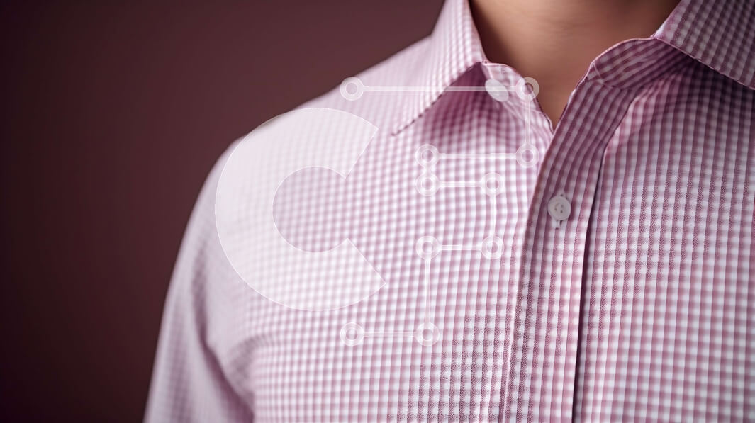 Intra Συλλεκτικό Ξύλινο Παζλ Plywood  4mm - Κομψό καρό πουκάμισο Σε Ξύλινο Κουτί - Διαστάσεις Puzzle: 10x10 cm – 25 κομμάτια