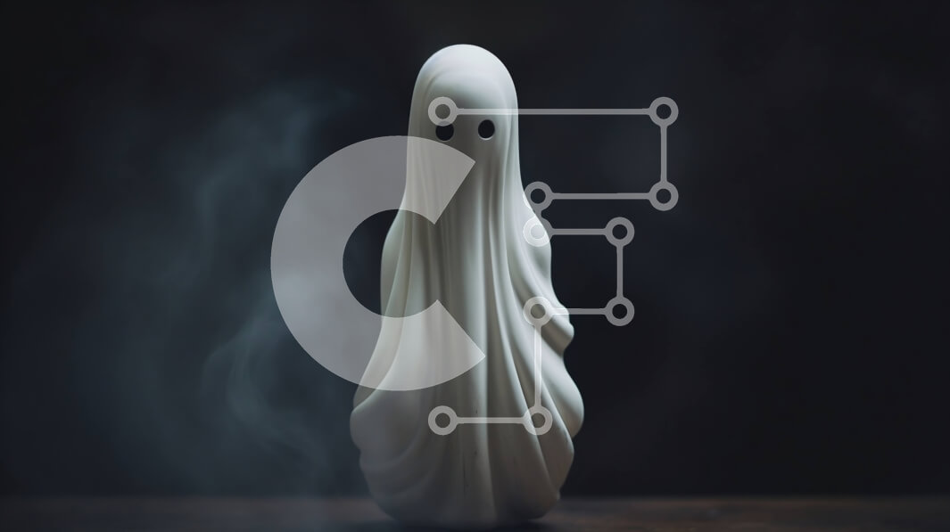 Intra Συλλεκτικό Ξύλινο Παζλ Plywood  4mm - Λευκό ειδώλιο φάντασμα με σκοτεινό καπνό Σε Ξύλινο Κουτί - Διαστάσεις Puzzle: 10x10 cm – 25 κομμάτια