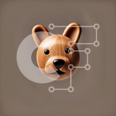 Intra Συλλεκτικό Ξύλινο Παζλ Plywood 4mm - Μοναδικό ξύλινο κεφάλι σκύλου με ρεαλιστικές λεπτομέρειες Σε Ξύλινο Κουτί - Διαστάσεις: 10x10 cm – 25 κομμάτια - Image 1