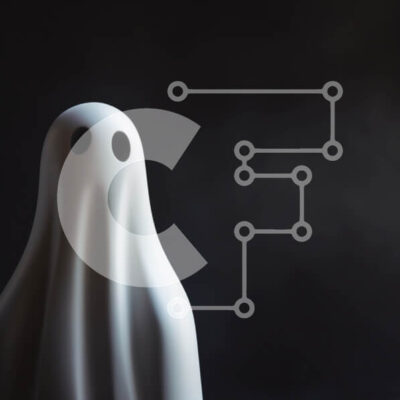 Intra Συλλεκτικό Ξύλινο Παζλ Plywood  4mm - Άσπρο ειδώλιο φάντασμα σε σκούρο φόντο Σε Ξύλινο Κουτί - Διαστάσεις Puzzle: 10x10 cm – 25 κομμάτια - Image 1