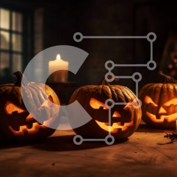 Intra Συλλεκτικό Ξύλινο Παζλ Plywood  4mm - Απόκοσμες σκαλιστές κολοκύθες με λαμπερά μάτια και κερί Σε Ξύλινο Κουτί - Διαστάσεις: 10x10 cm – 25 κομμάτια - Image 1