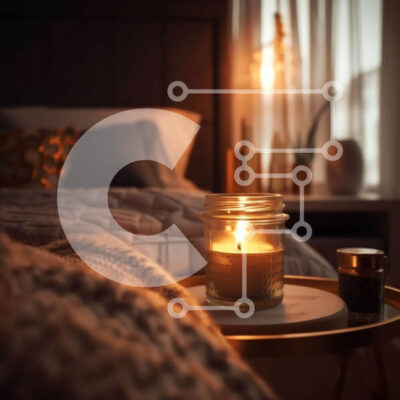 Intra Συλλεκτικό Ξύλινο Παζλ Plywood 4mm - Φιλόξενο υπνοδωμάτιο με κερί και απαλό φωτισμό Σε Ξύλινο Κουτί - Διαστάσεις Puzzle: 10x10 cm – 25 κομμάτια - Image 1