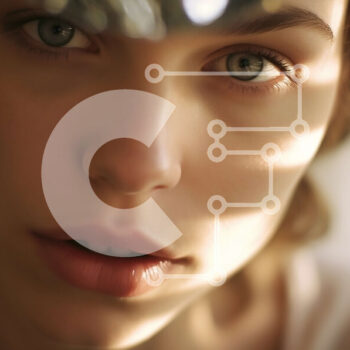 Intra Συλλεκτικό Ξύλινο Παζλ Plywood  4mm - Πορτρέτο μιας σοβαρής γυναίκας με όμορφα μακριά σγουρά μαλλιά Σε Ξύλινο Κουτί - Διαστάσεις Puzzle: 10x10 cm – 25 κομμάτια - Image 1