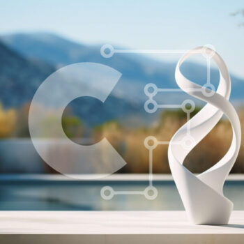 Intra Συλλεκτικό Ξύλινο Παζλ Plywood  4mm - Μοντέρνο λευκό γλυπτό σε εξωτερικό περιβάλλον Σε Ξύλινο Κουτί - Διαστάσεις Puzzle: 10x10 cm – 25 κομμάτια - Image 1