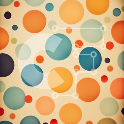 Intra Συλλεκτικό Ξύλινο Παζλ Plywood  4mm - Ζωντανό και παιχνιδιάρικο πολύχρωμο φόντο κύκλους Σε Ξύλινο Κουτί - Διαστάσεις Puzzle: 10x10 cm – 25 κομμάτια - Image 1