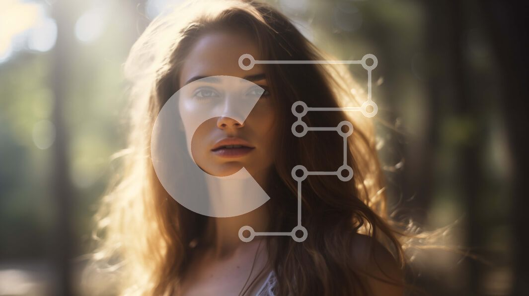 Intra Συλλεκτικό Ξύλινο Παζλ Plywood  4mm - Γυναίκα με ρέοντα μαλλιά στο δάσος Σε Ξύλινο Κουτί - Διαστάσεις Puzzle: 10x10 cm – 25 κομμάτια