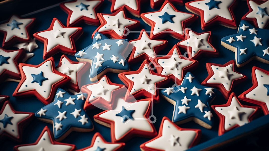 Intra Συλλεκτικό Ξύλινο Παζλ Plywood  4mm - Πατριωτικά μπισκότα σε δίσκο για τον εορτασμό των εορτών Σε Ξύλινο Κουτί - Διαστάσεις: 10x10 cm – 25 κομμάτια