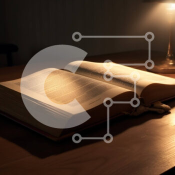 Intra Συλλεκτικό Ξύλινο Παζλ Plywood  4mm - Ειρηνική και στοχαστική εικόνα ενός ανοιχτού βιβλίου σε ένα ξύλινο τραπέζι Σε Ξύλινο Κουτί - Διαστάσεις Puzzle: 10x10 cm – 25 κομμάτια - Image 1