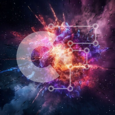 Intra Συλλεκτικό Ξύλινο Παζλ Plywood  4mm - Όμορφη και ζωντανή διαστημική έκρηξη με εκπληκτικά αστέρια και νεφελώματα Σε Ξύλινο Κουτί - Διαστάσεις Puzzle: 10x10 cm – 25 κομμάτια - Image 1