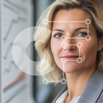 Intra Συλλεκτικό Ξύλινο Παζλ Plywood  4mm - Επιχειρηματίας με κοστούμι που στέκεται μπροστά από το παράθυρο με λευκό πίνακα πίσω της Σε Ξύλινο Κουτί - Διαστάσεις Puzzle: 10x10 cm – 25 κομμάτια - Image 1