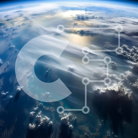 Intra Συλλεκτικό Ξύλινο Παζλ Plywood  4mm - Εκπληκτική εικόνα της Γης από το Διάστημα με Γαλάζιους και Πράσινους Ωκεανούς και Λευκά Σύννεφα Σε Ξύλινο Κουτί - Διαστάσεις Puzzle: 10x10 cm – 25 κομμάτια - Image 1