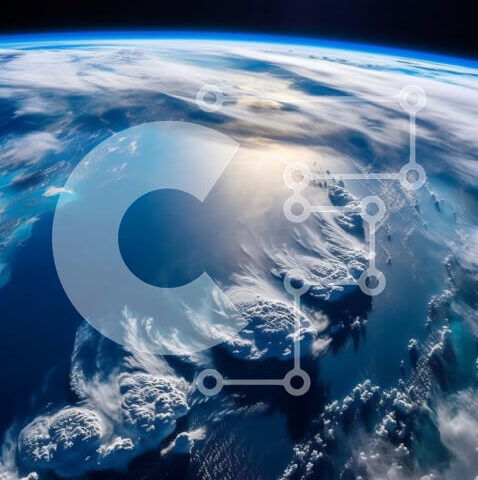 Intra Συλλεκτικό Ξύλινο Παζλ Plywood  4mm - Όμορφη εικόνα της Γης από το διάστημα με ζωηρά χρώματα και καθαρές λεπτομέρειες Σε Ξύλινο Κουτί - Διαστάσεις: 10x10 cm – 25 κομμάτια - Image 1