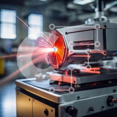 Intra Συλλεκτικό Ξύλινο Παζλ Plywood 4mm - Βιομηχανική μηχανή λέιζερ με κόκκινο φως Σε Ξύλινο Κουτί - Διαστάσεις Puzzle: 10x10 cm – 25 κομμάτια - Image 1