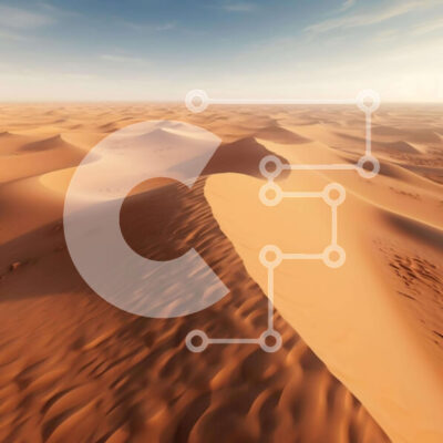 Intra Συλλεκτικό Ξύλινο Παζλ Plywood  4mm - Έρημο τοπίο με αμμόλοφους και αεροπλάνα Σε Ξύλινο Κουτί - Διαστάσεις: 10x10 cm – 25 κομμάτια - Image 1